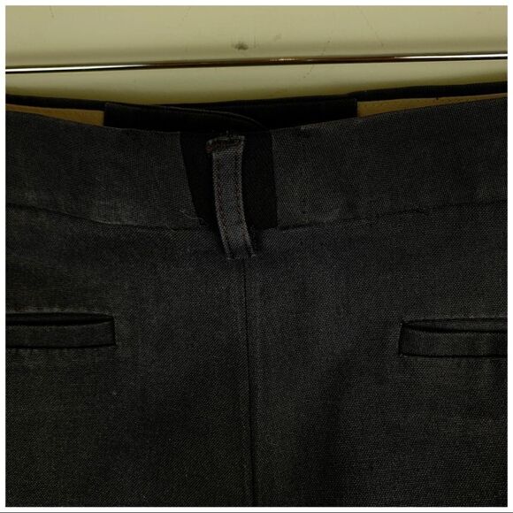 Theory Brown Stretch Mid-Rise Cotton Dress Pant Boot Cut Sz 4 - Picture 6 of 9
